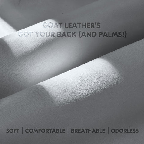 VGO 1 Pair Premium Genuine Goat Leather Puncture Resistant Palm and Fingertips Gardening Gloves For Women(GA3561/GA7454))